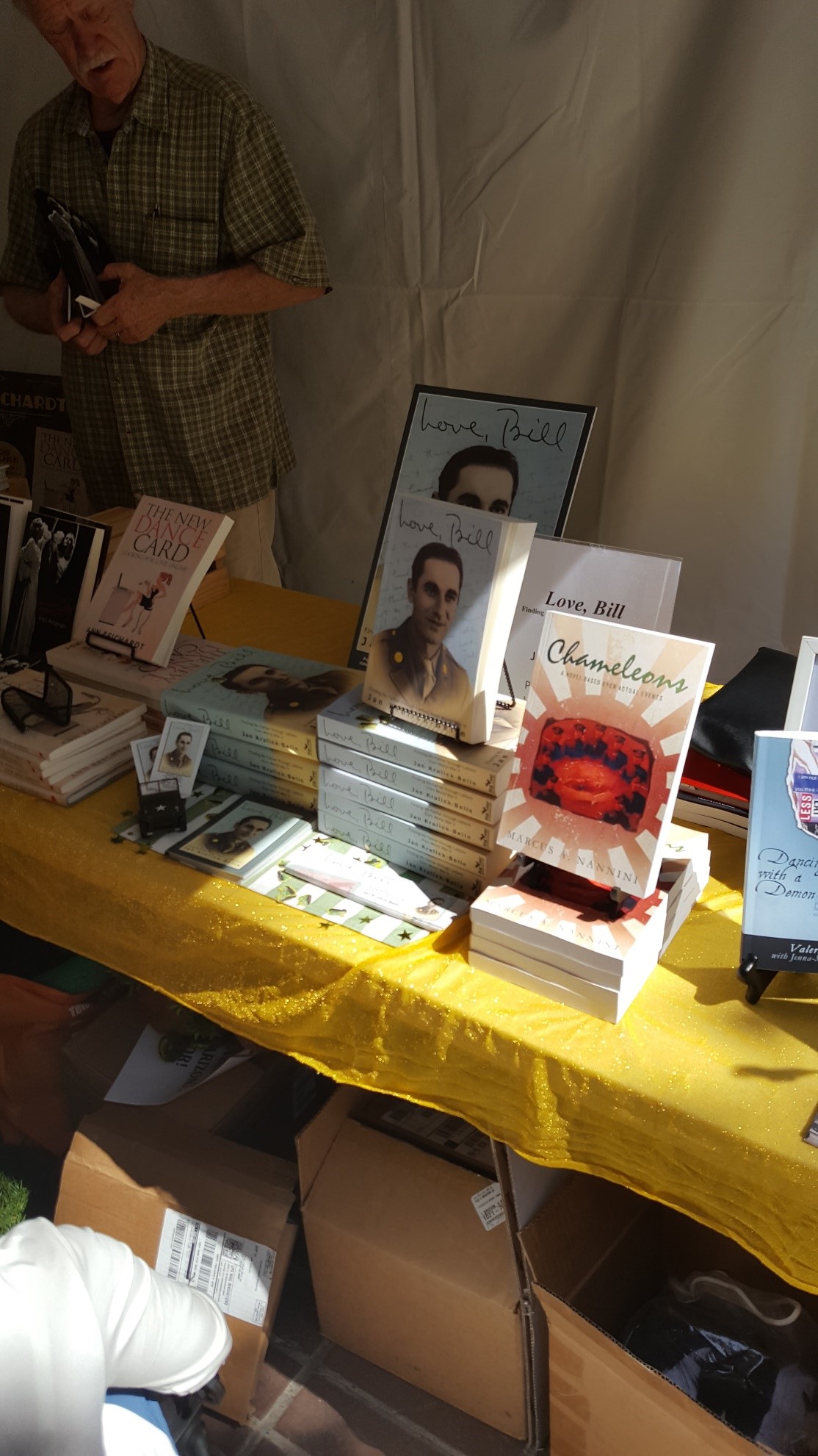 LA Times Book Festival booth