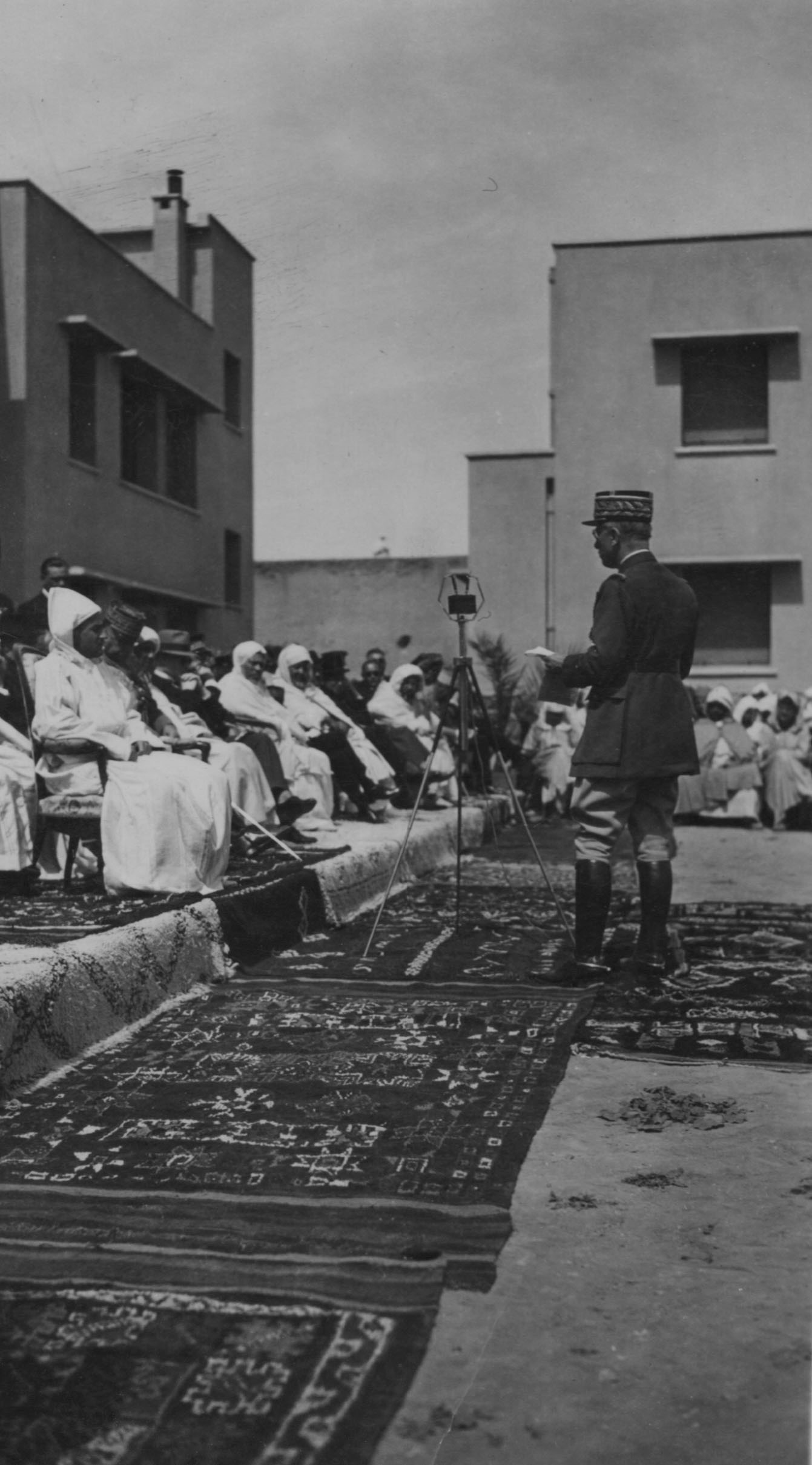 King Mohammed V (left), Morocco, 1943 Photo by Bill Krulick